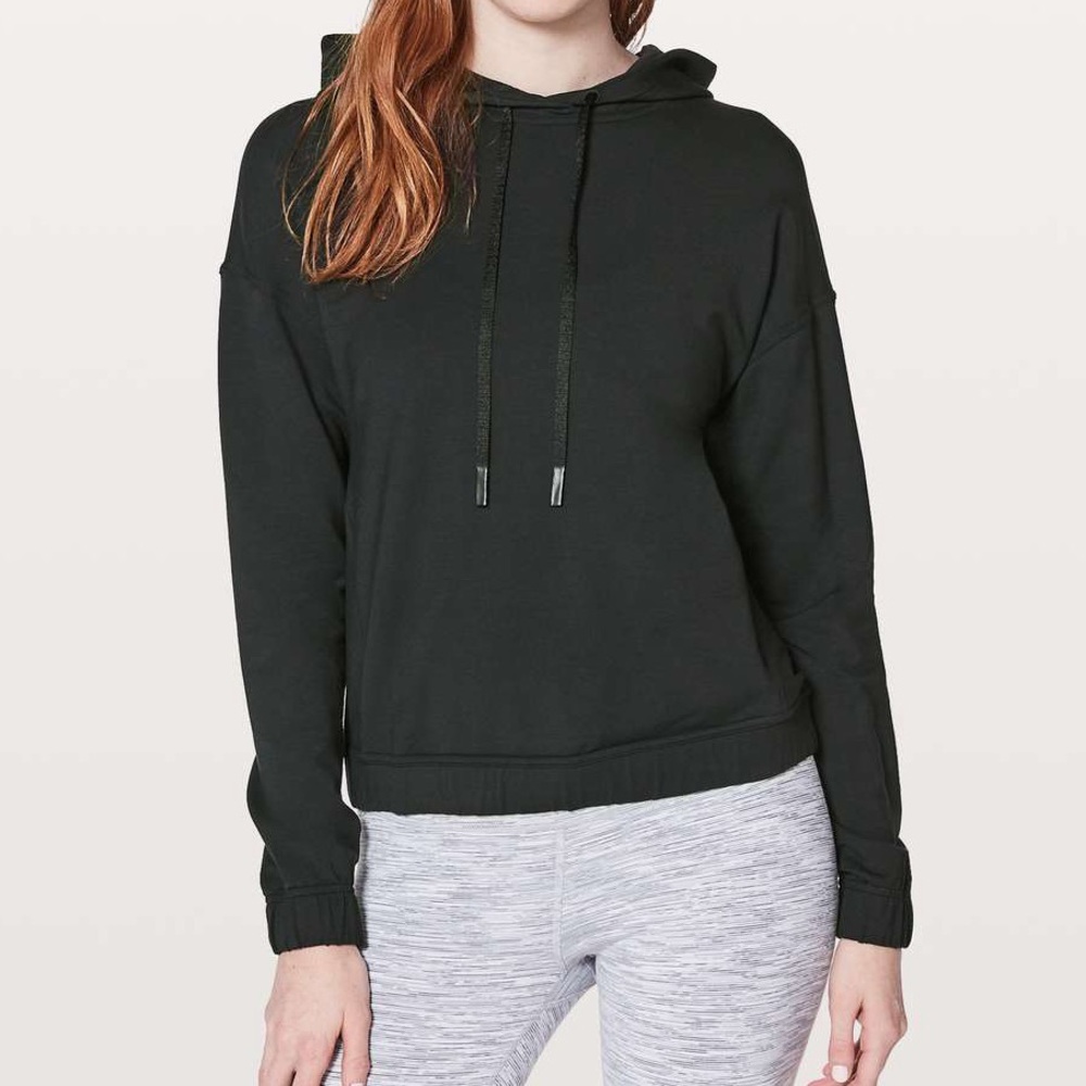 lululemon athletica Cozy Black Sweatshirt